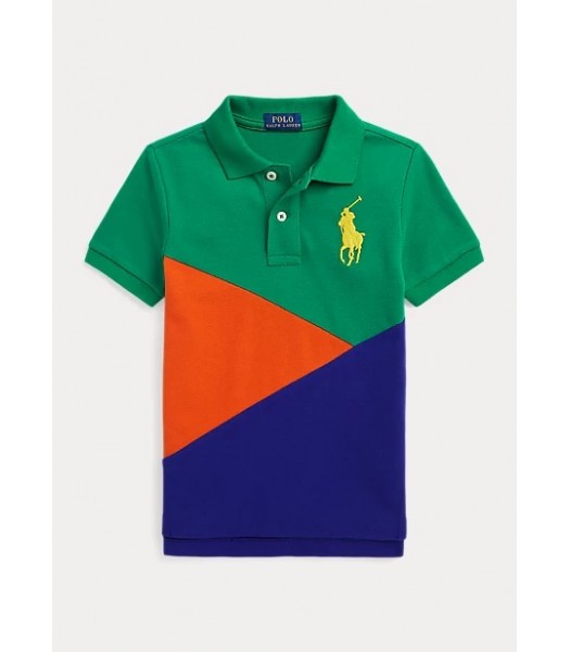 Polo Ralph Lauren Green/Orange/Navy Polo Shirt.